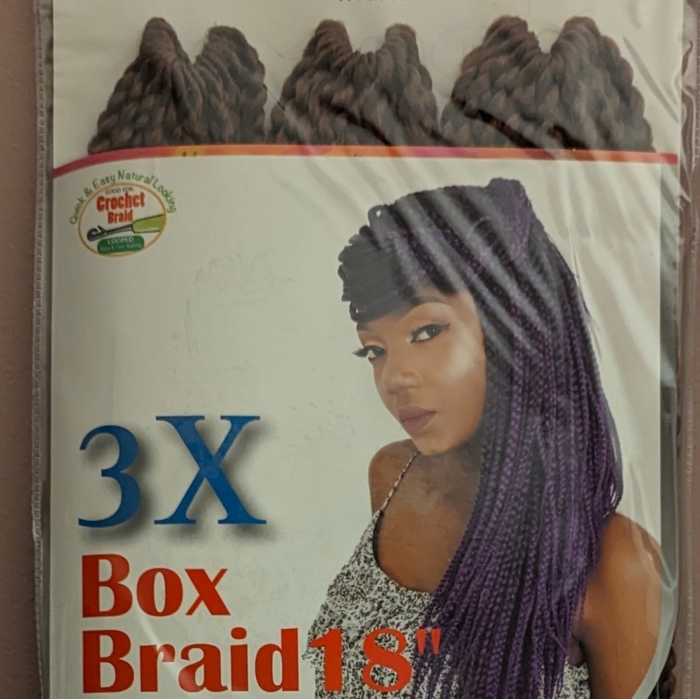 3x Box Braids 18"